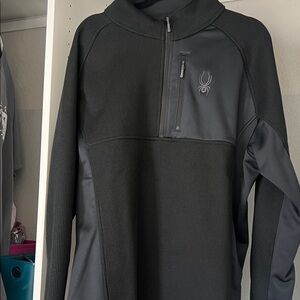 Spyder Men's Charcoal Gray Ski Jacket